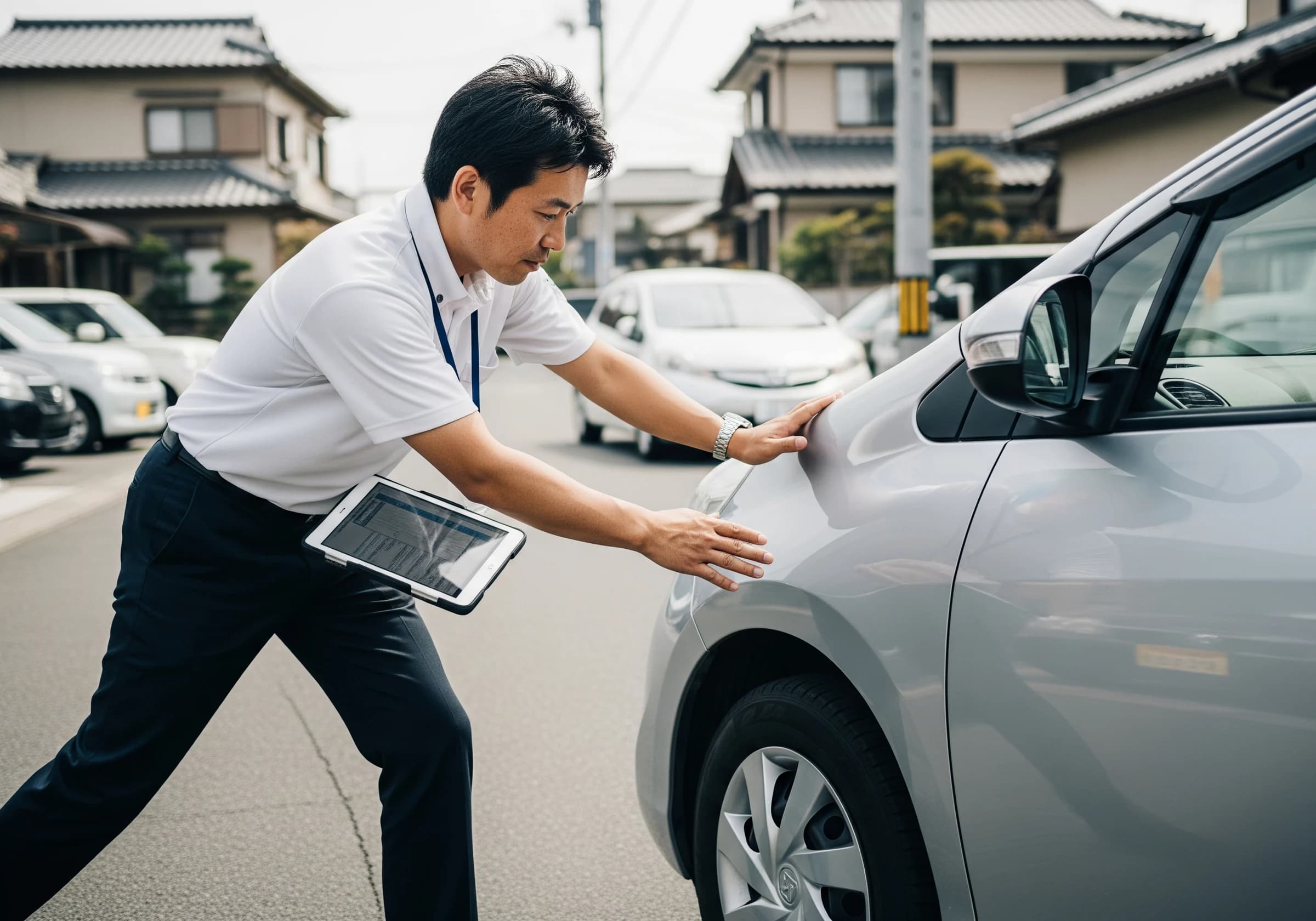即日対応で並ぶ買取車両